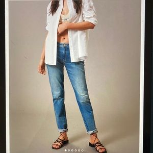 Anthropologie Pilcro Mid Rise Slim Boyfriend Jeans.  Size 30.